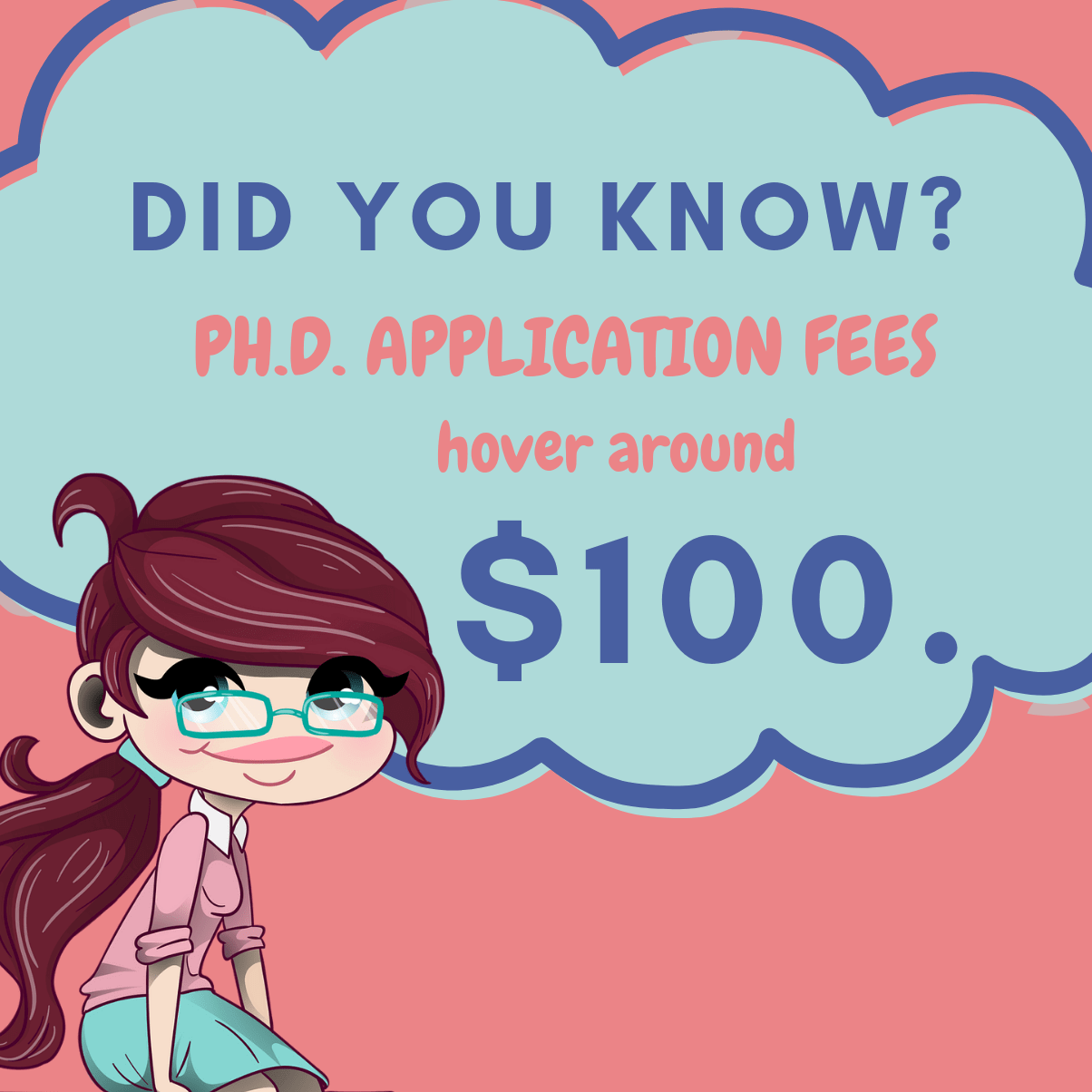 phd application fee